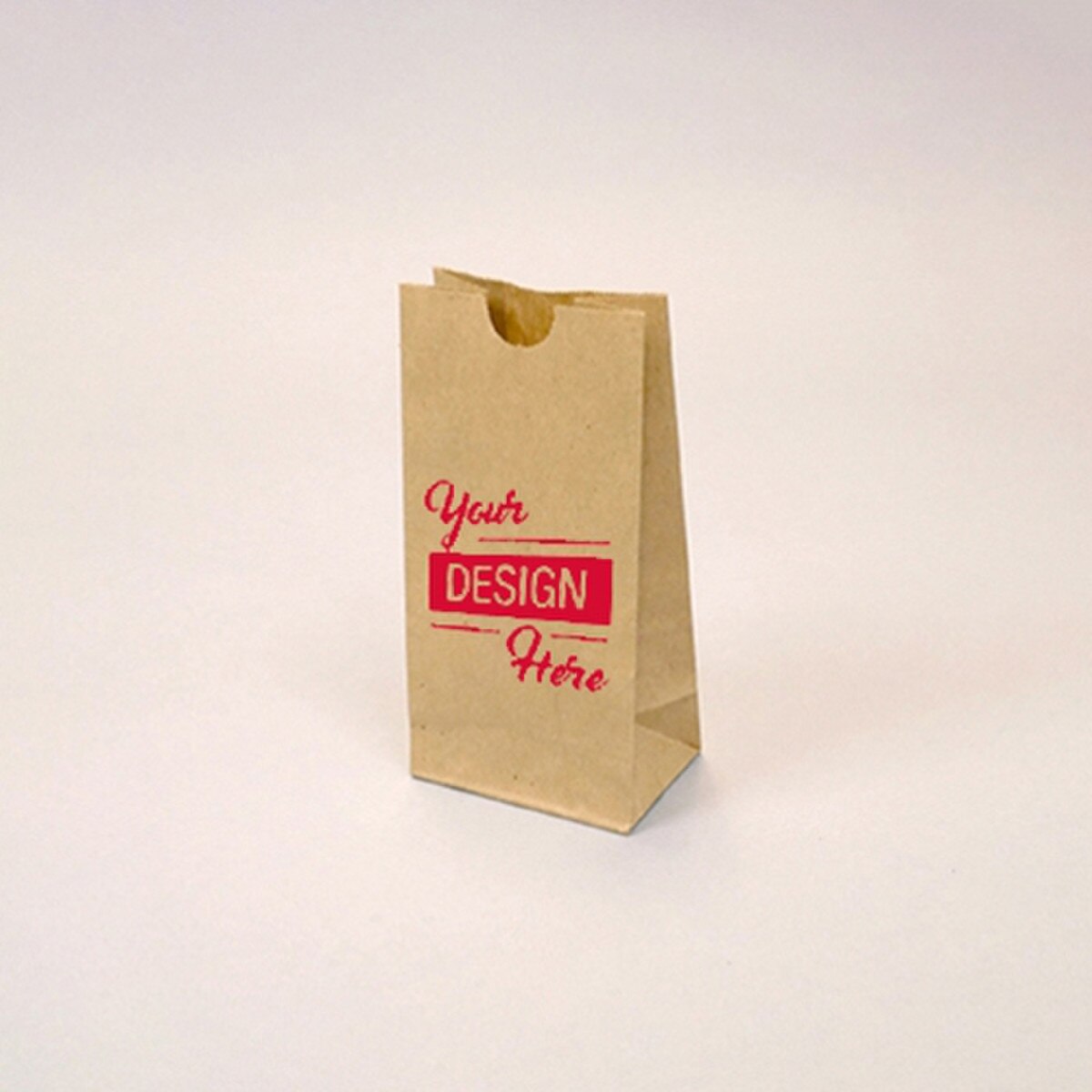 Custom-Printed Natural Kraft 2-lb G
